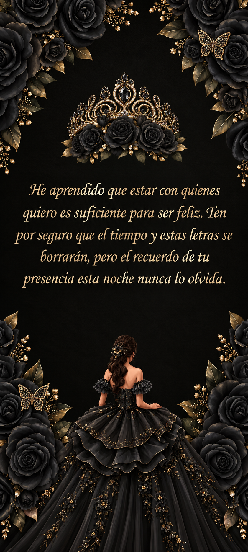 He aprendido que estar con quienes quiero es suficiente para ser feliz